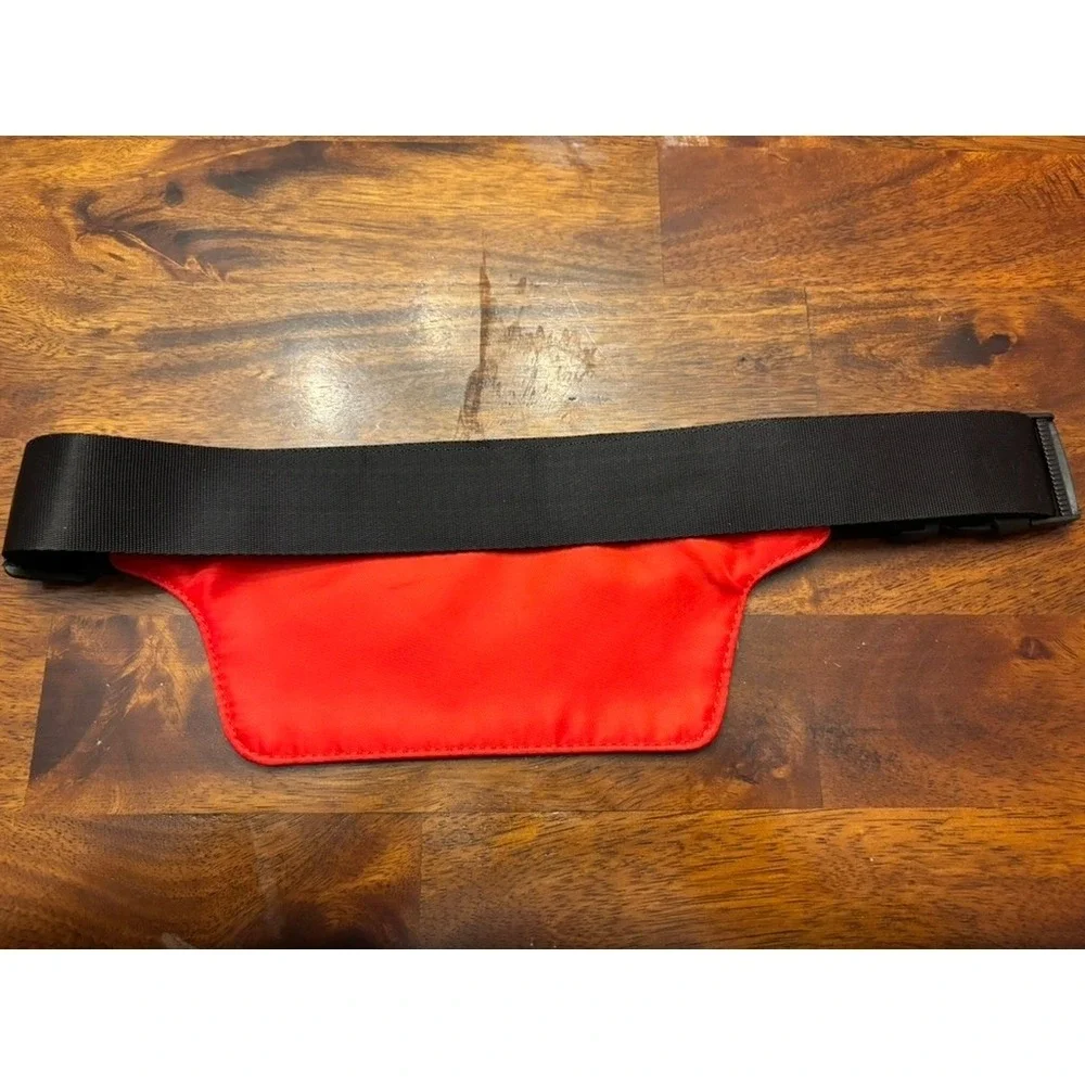Smashbox Red Belt Bag‎ Makeup Travel Pouch Adjustable Strap